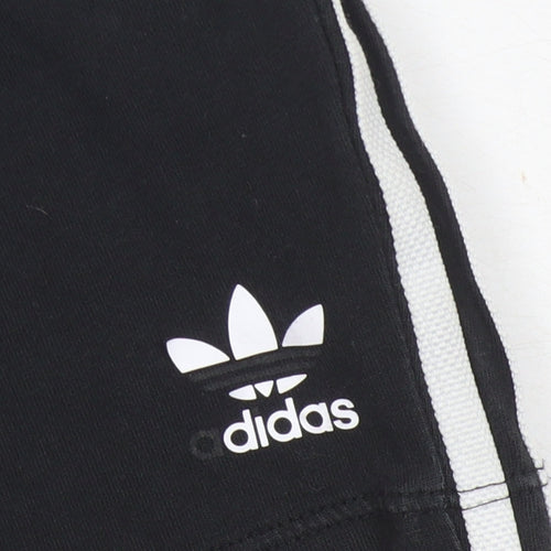 Adidas Girls Black Cotton Shorts 3-4 Years