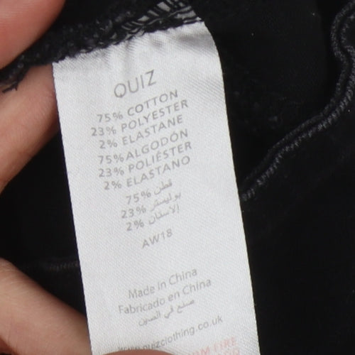 Quiz Women's Black Skinny Jeans Size 12