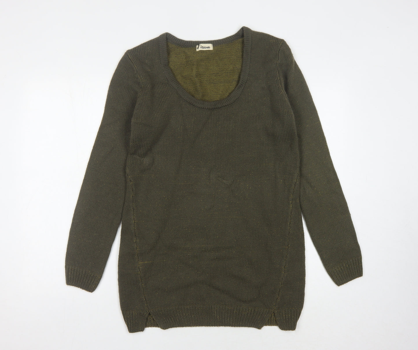 Tezenis Women's Green Pullover Jumper, Size M