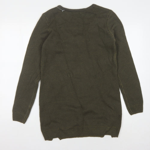 Tezenis Women's Green Pullover Jumper, Size M