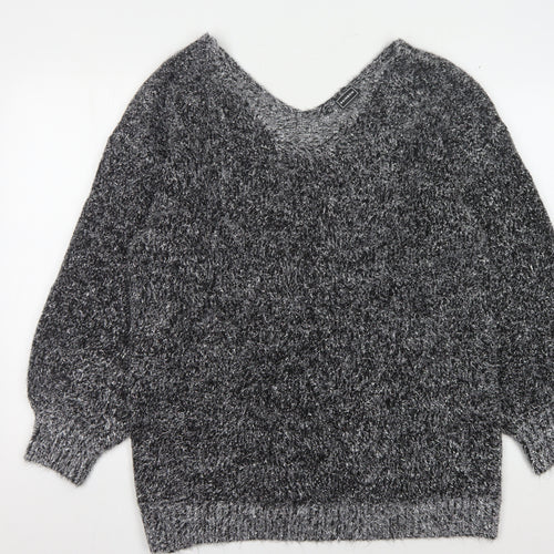RAINBOW Women's Grey Jumper L Acrylic Polyester