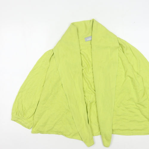 Wallis Women's Green Open front Cardigan L - Cosy & Stylish
