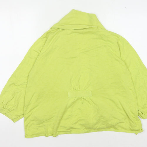 Wallis Women's Green Open front Cardigan L - Cosy & Stylish