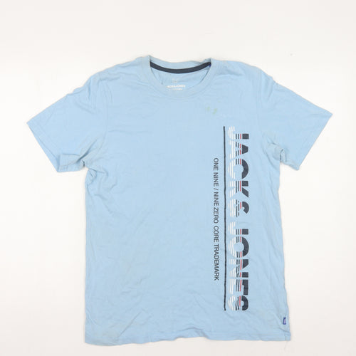 Jack & Jones Boys Blue Graphic T-Shirt 16 Plus Size