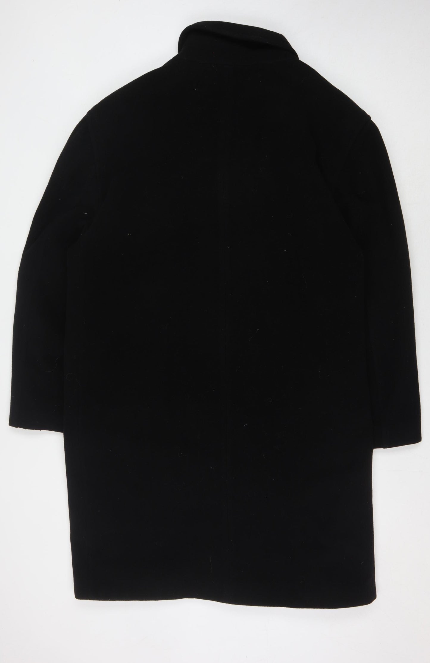 Blakes Men's Black Wool Cashmere Overcoat 2XL