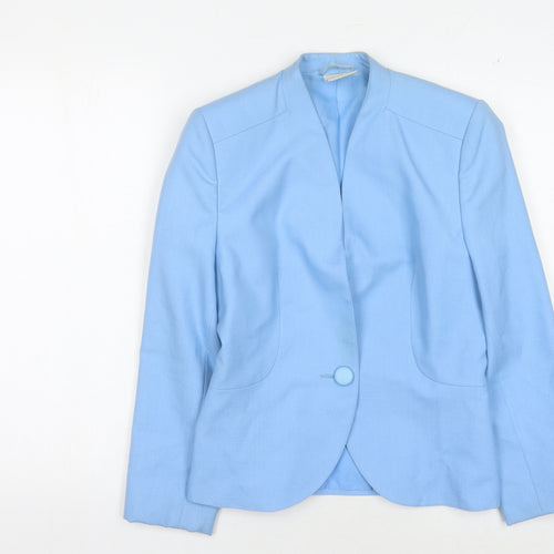 Alexon Women’s Blue Blazer, UK Size 10, Shawl Collar
