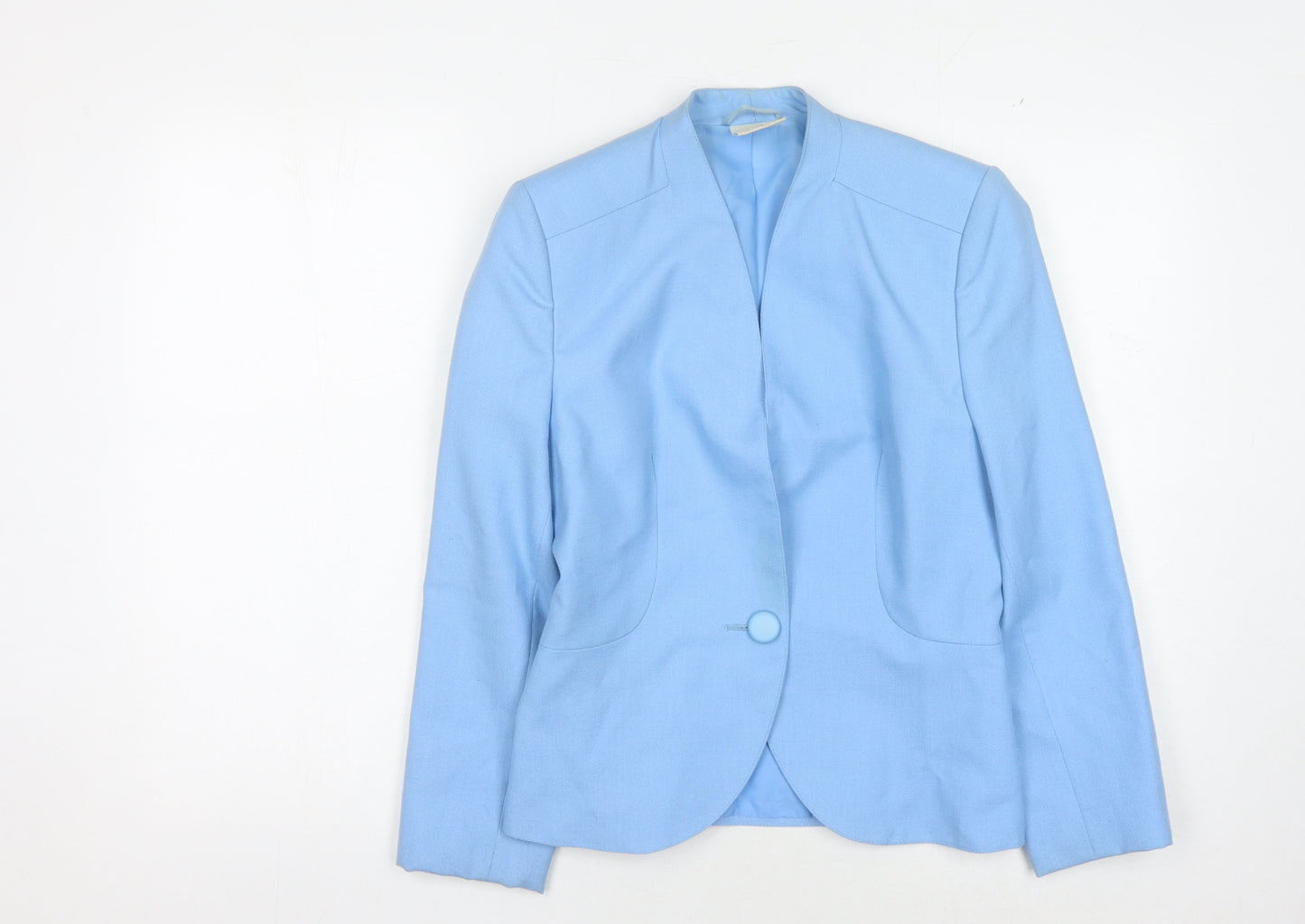 Alexon Women’s Blue Blazer, UK Size 10, Shawl Collar