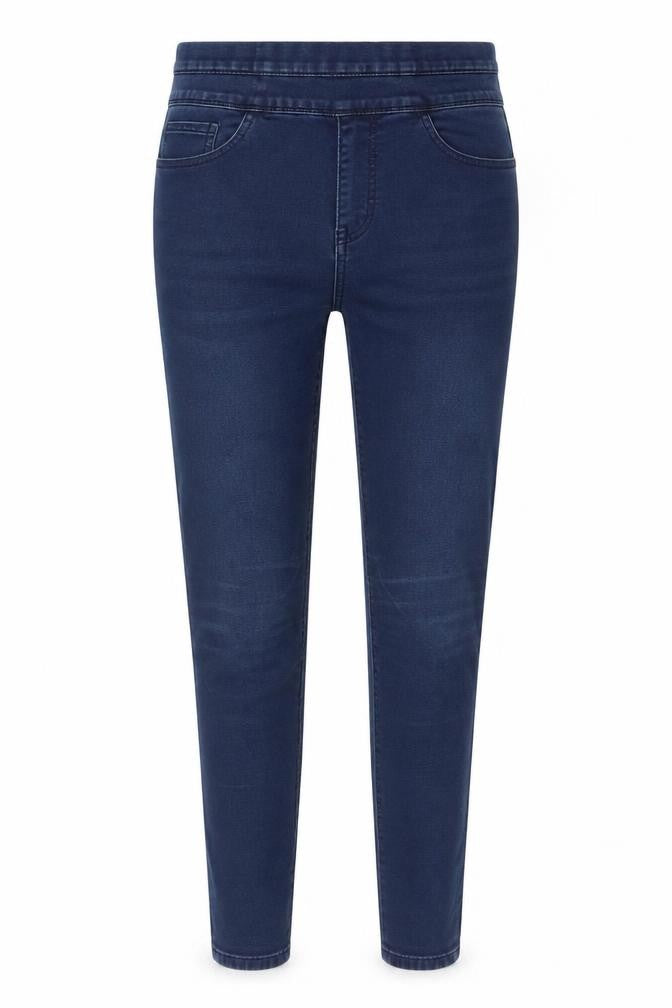 Front view of Next Women's Blue Skinny Jeans, size 12, Regular