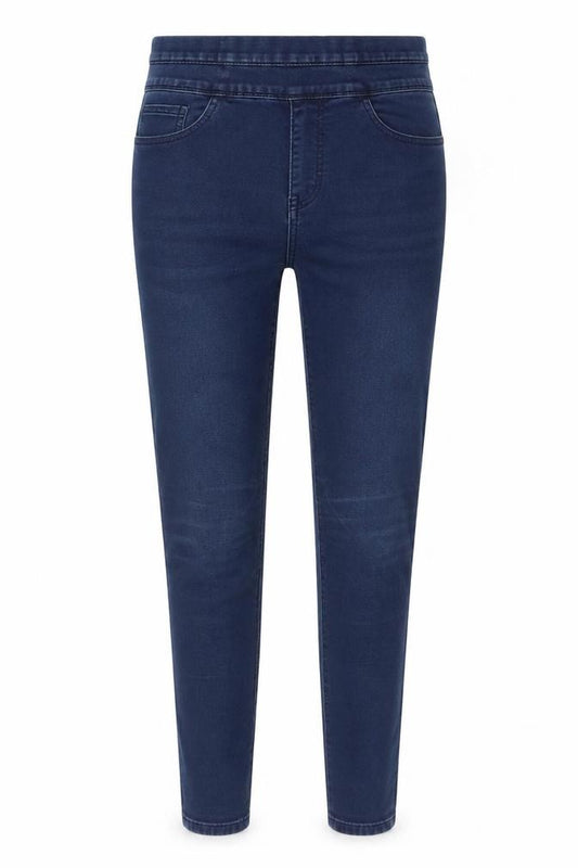 Front view of Next Women's Blue Skinny Jeans, size 12, Regular
