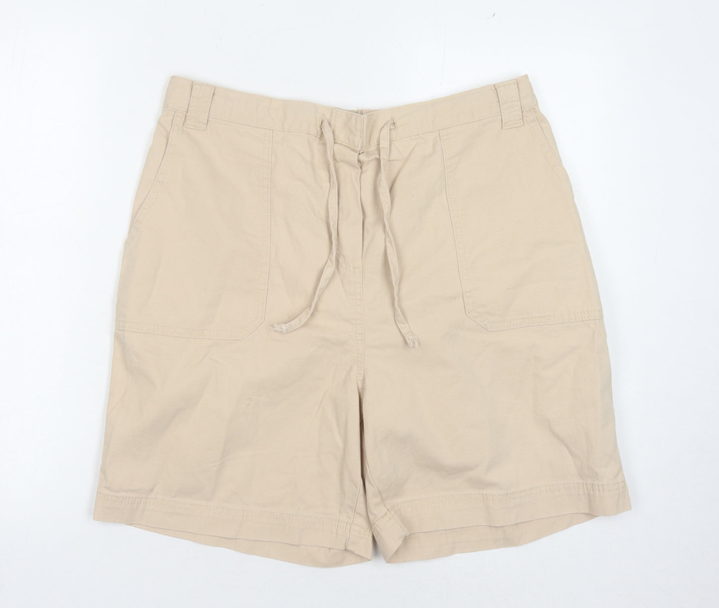 Marks and Spencer Women's Beige Casual Shorts Size 18