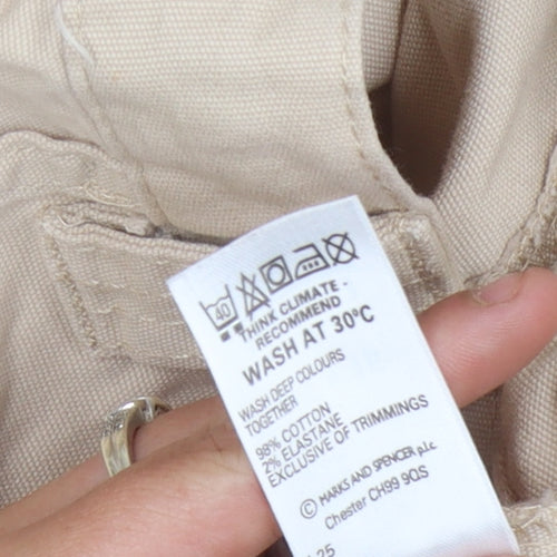 Marks and Spencer Women's Beige Casual Shorts Size 18