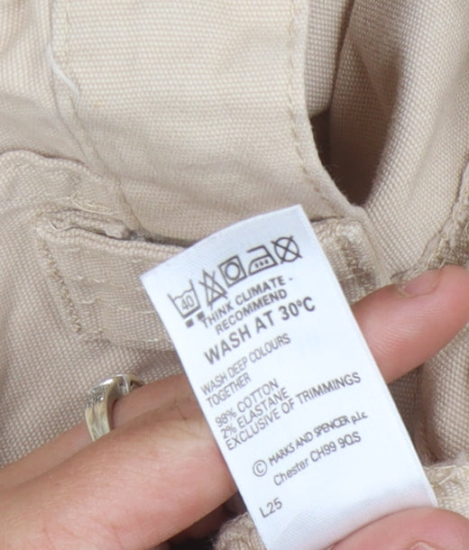 Marks and Spencer Women's Beige Casual Shorts Size 18