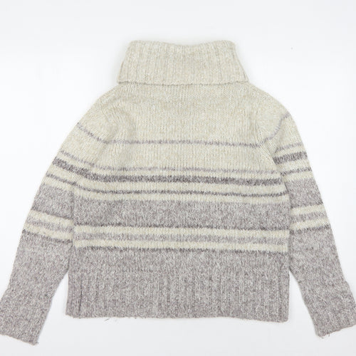 Berketex Women's Grey Striped Pullover Jumper 14