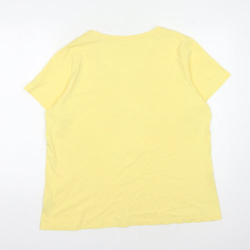 Mountain Warehouse Women's Yellow Nature T-Shirt, Size 18