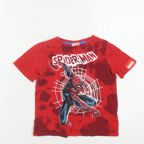 Tu Boys Spider-Man Red T-Shirt 4 Years Short Sleeve Hero