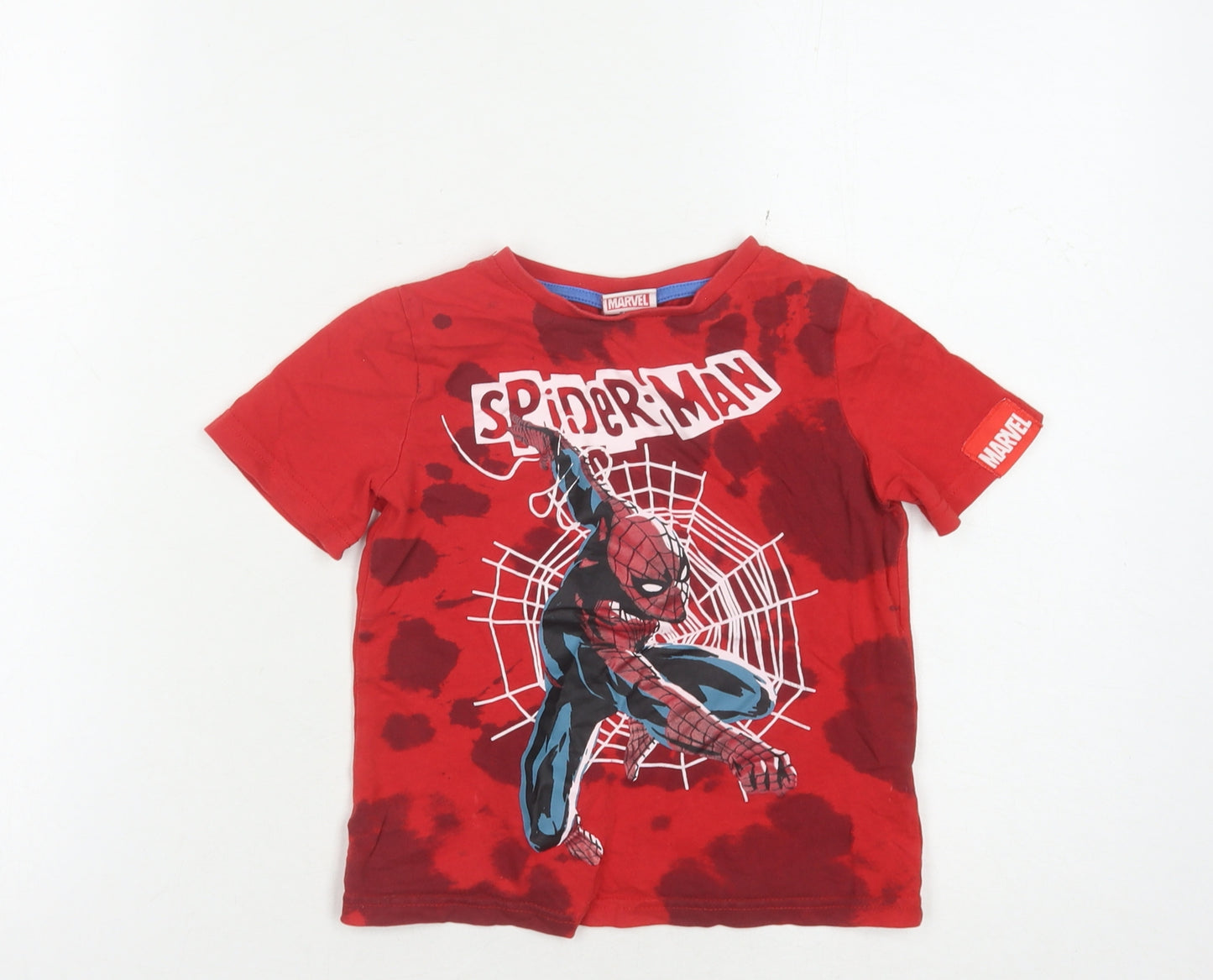 Tu Boys Spider-Man Red T-Shirt 4 Years Short Sleeve Hero