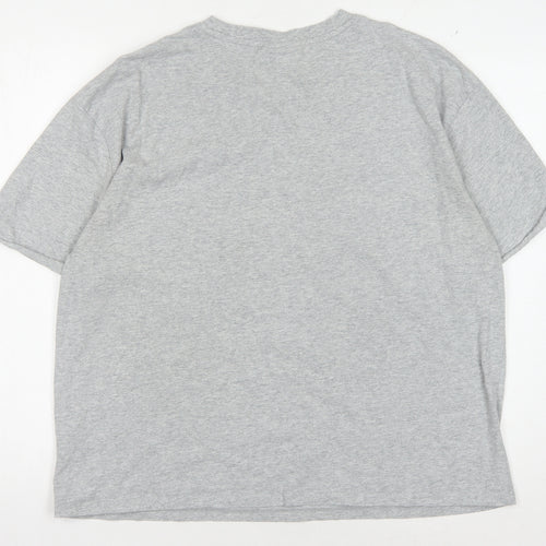 Marvel Comics Grey Unisex T-Shirt L Crew Neck Graphic