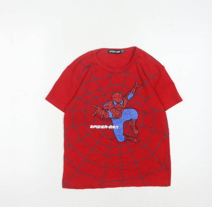Spider Man Boys Red Spider-Man Graphic T-Shirt