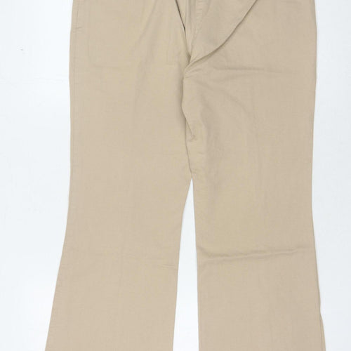 Bonmarché Women's Beige Straight Jeans Size 12