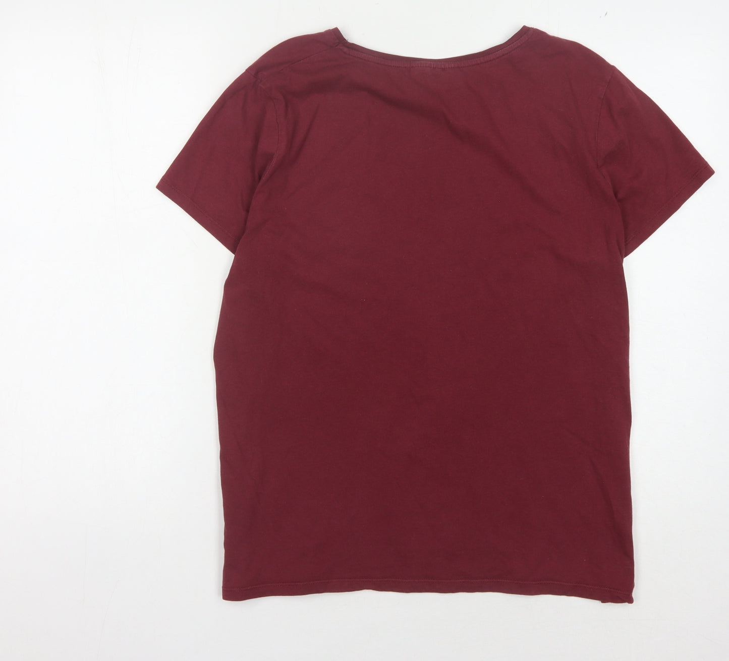 Harry Potter Women's Red T-Shirt L Movie Theme Casual