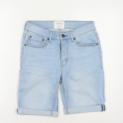 Burton Men's Blue Chino Shorts, Size M, Light Denim