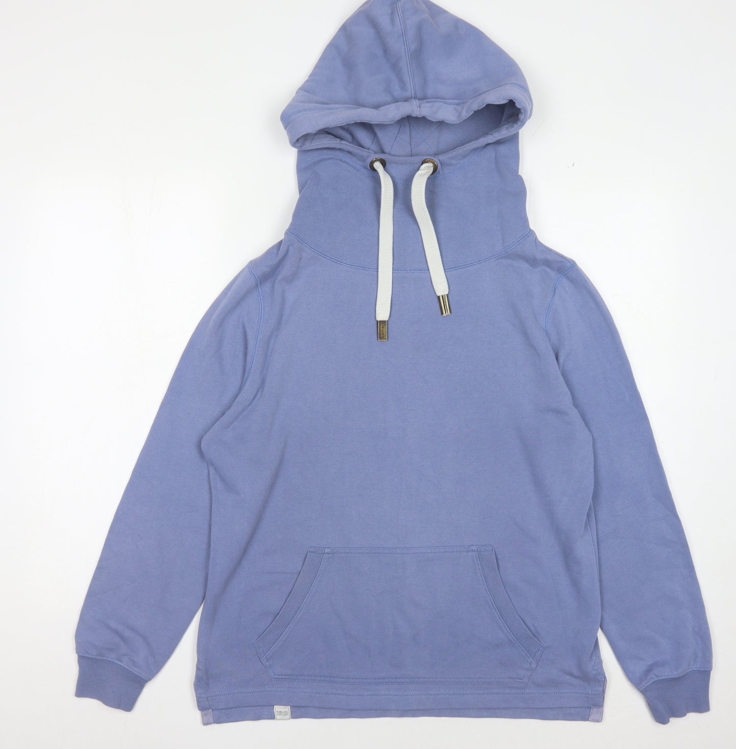 Fat Face Women's Blue Pullover Hoodie - Size 12