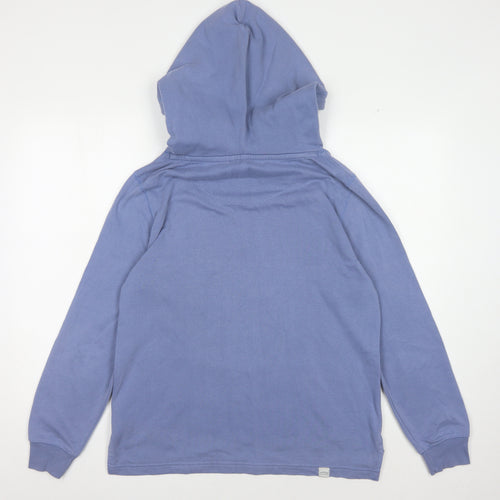Fat Face Women's Blue Pullover Hoodie - Size 12
