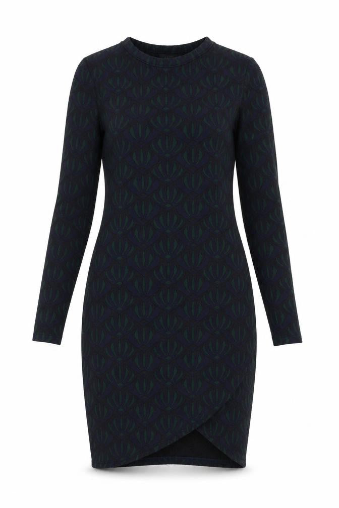 Front view of River Island Women's Black Bodycon Dress, size 8