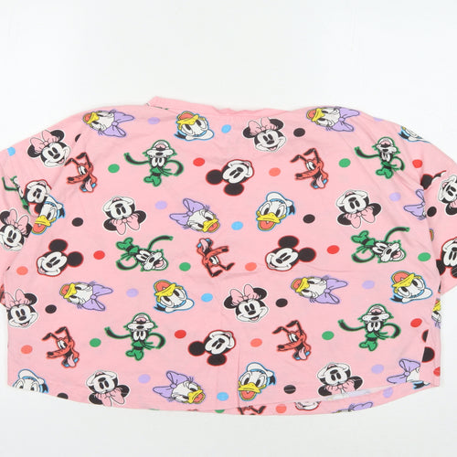 Disney at Primark Pink Cartoon Women’s Cropped T-Shirt M