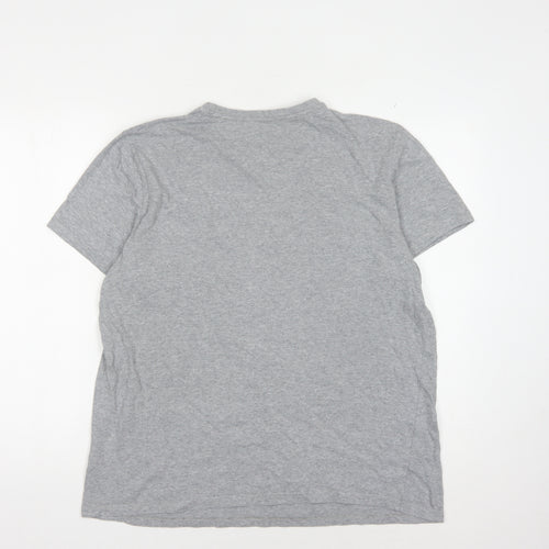Kin by John Lewis Men's Grey Graphic Print T-Shirt L