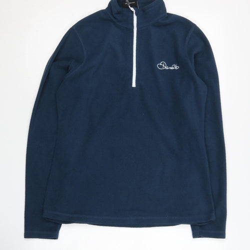 Dare2b Women's Blue Sweatshirt, Size 10, High Neck, Zip