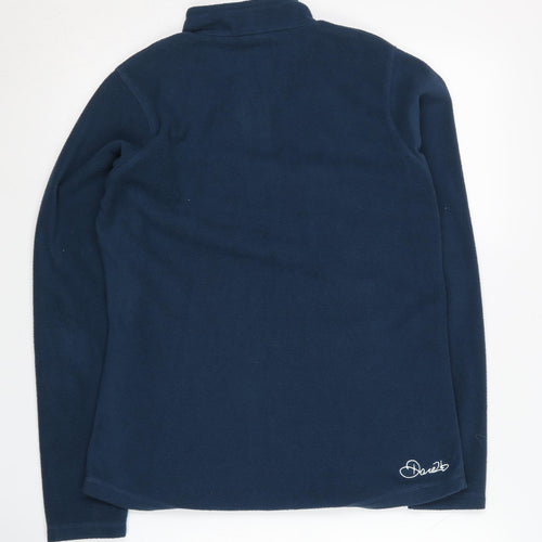 Dare2b Women's Blue Sweatshirt, Size 10, High Neck, Zip