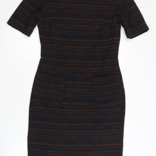 Laura Ashley Women's Striped Sheath Dress, Size 12