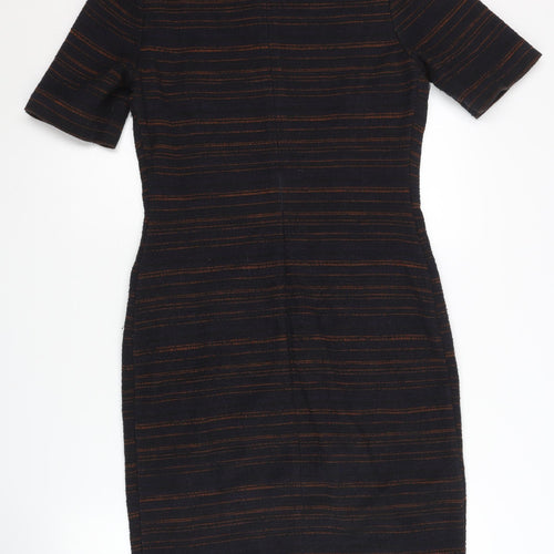 Laura Ashley Women's Striped Sheath Dress, Size 12
