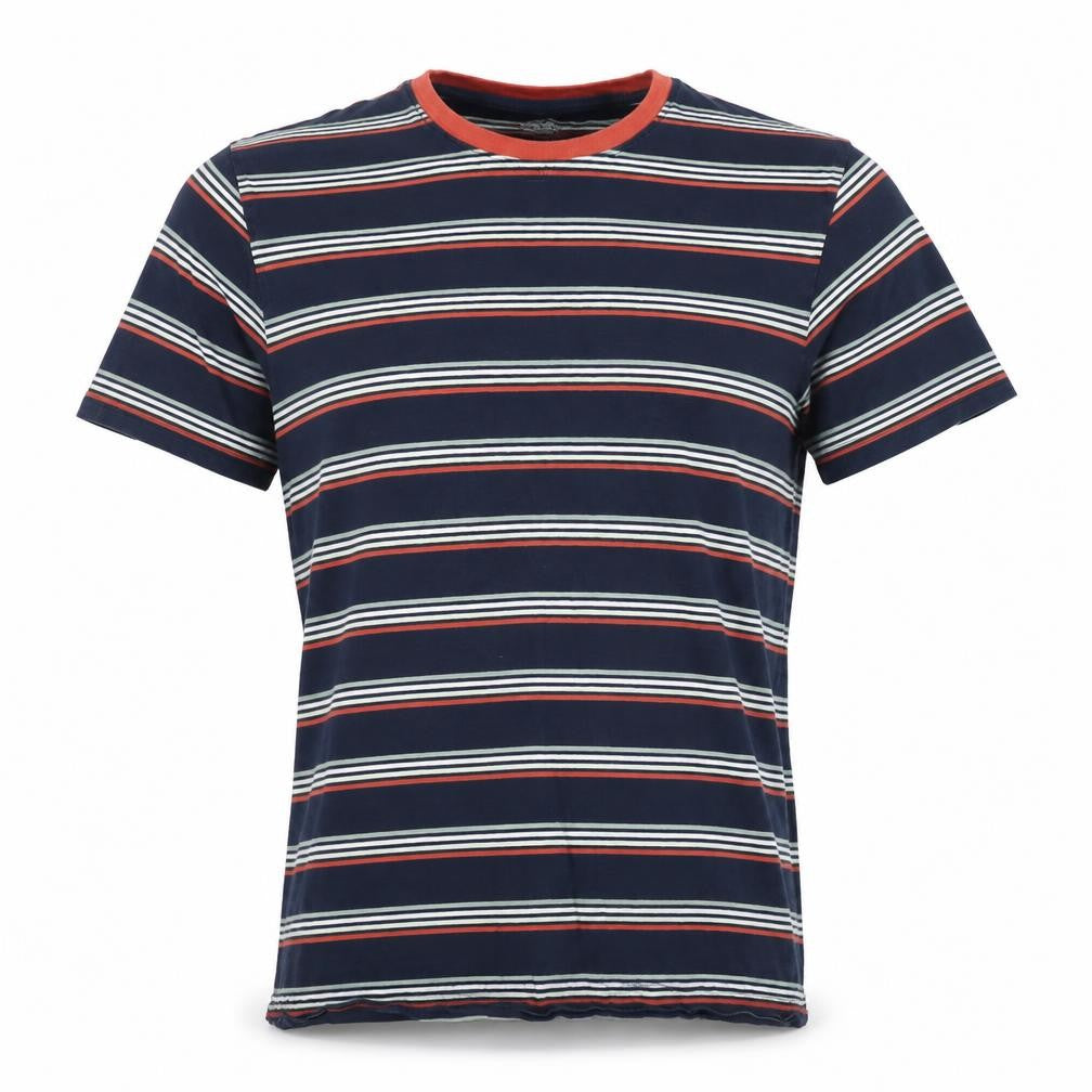 Jack & Jones Men's Blue Striped Crew Neck XL T-Shirt