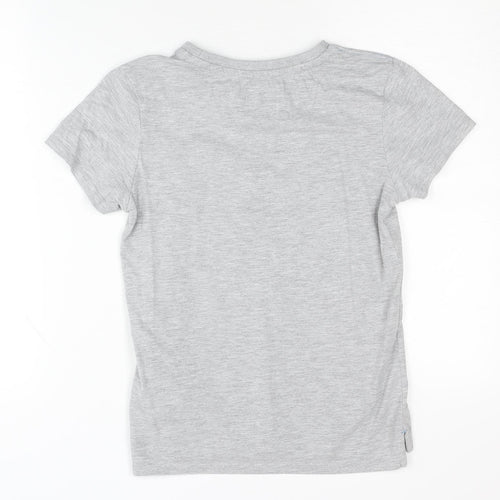 Jasper Conran Boys Grey T-Shirt Size 9-10 Short Sleeve Casual