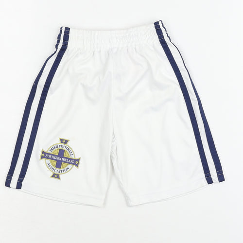 Adidas Boys White Football Shorts 2 Years Athletic