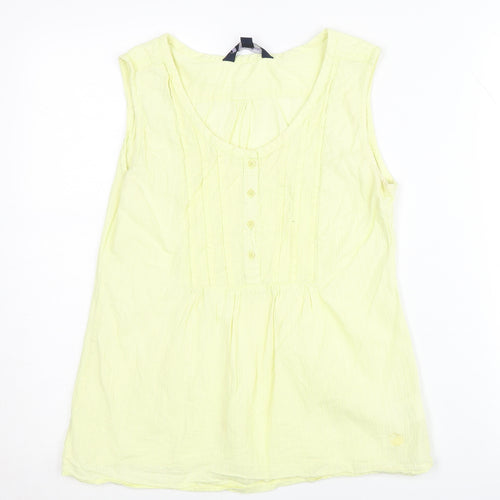 Peter Storm Women's Yellow Basic Blouse Size 10