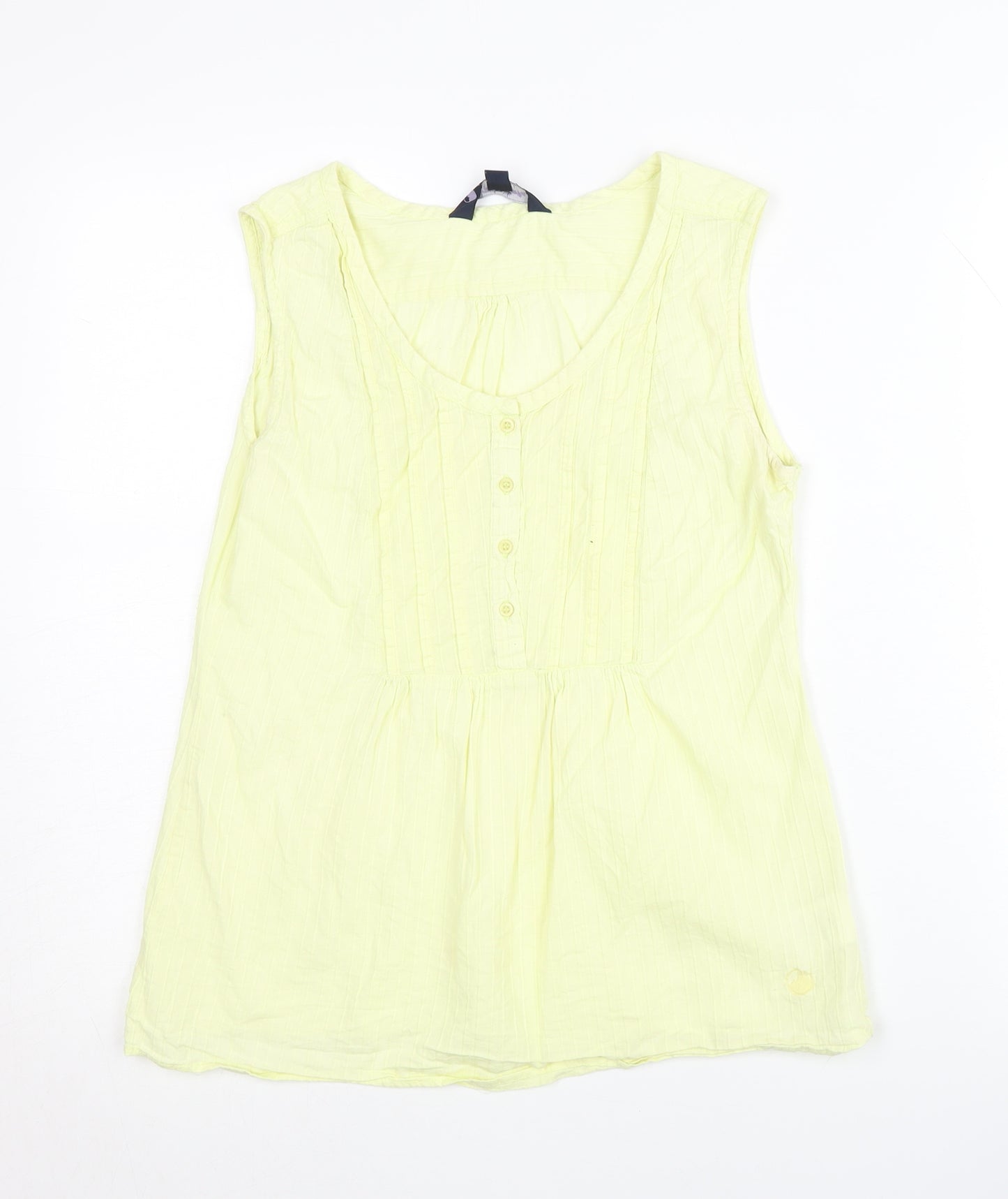Peter Storm Women's Yellow Basic Blouse Size 10
