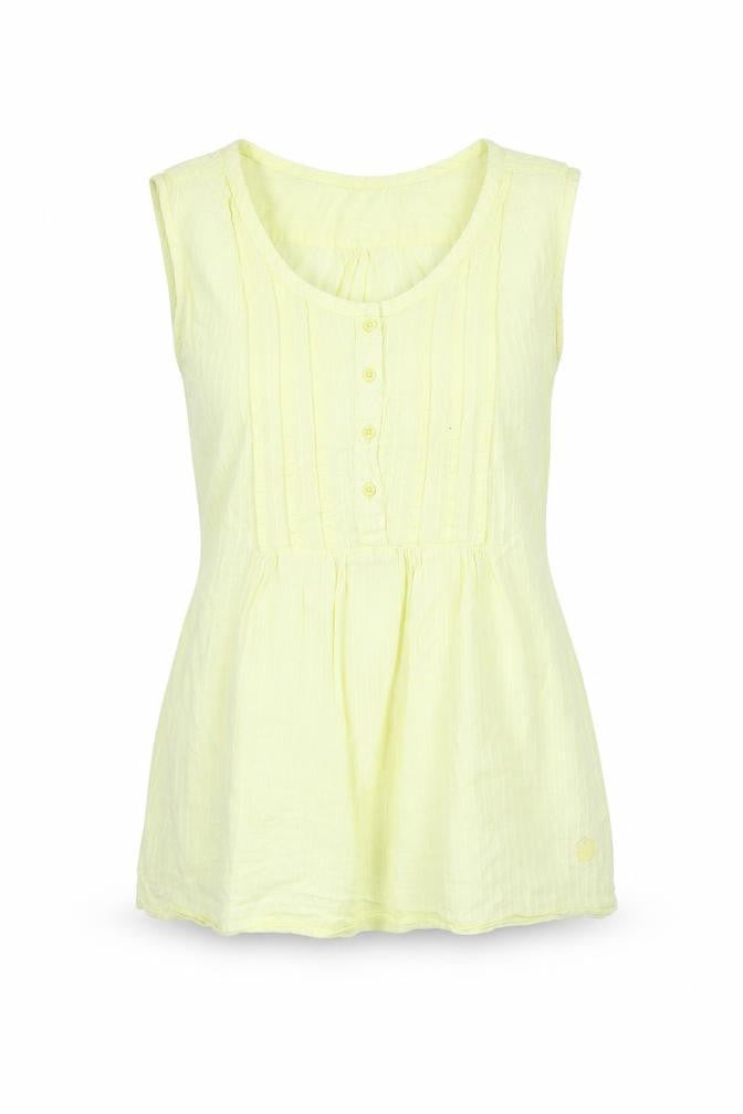 Front view of Peter Storm Women's Yellow Basic Blouse, size 10