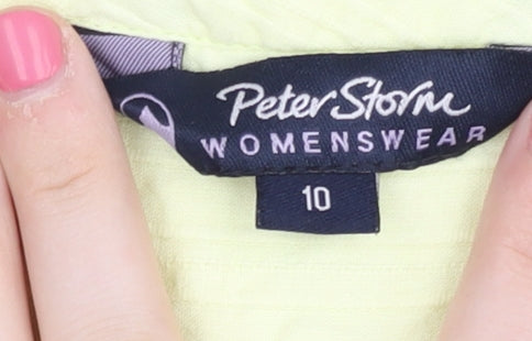 Peter Storm Women's Yellow Basic Blouse Size 10