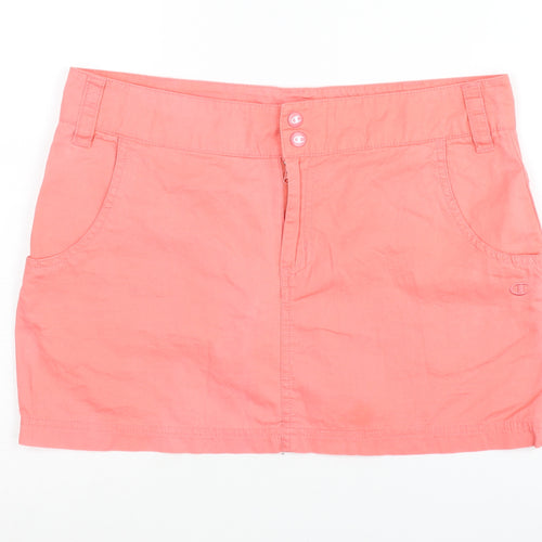 Champion Women's Pink Short Cotton Skirt M
