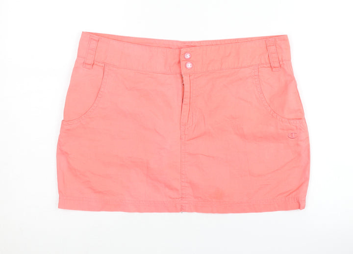 Champion Women's Pink Short Cotton Skirt M