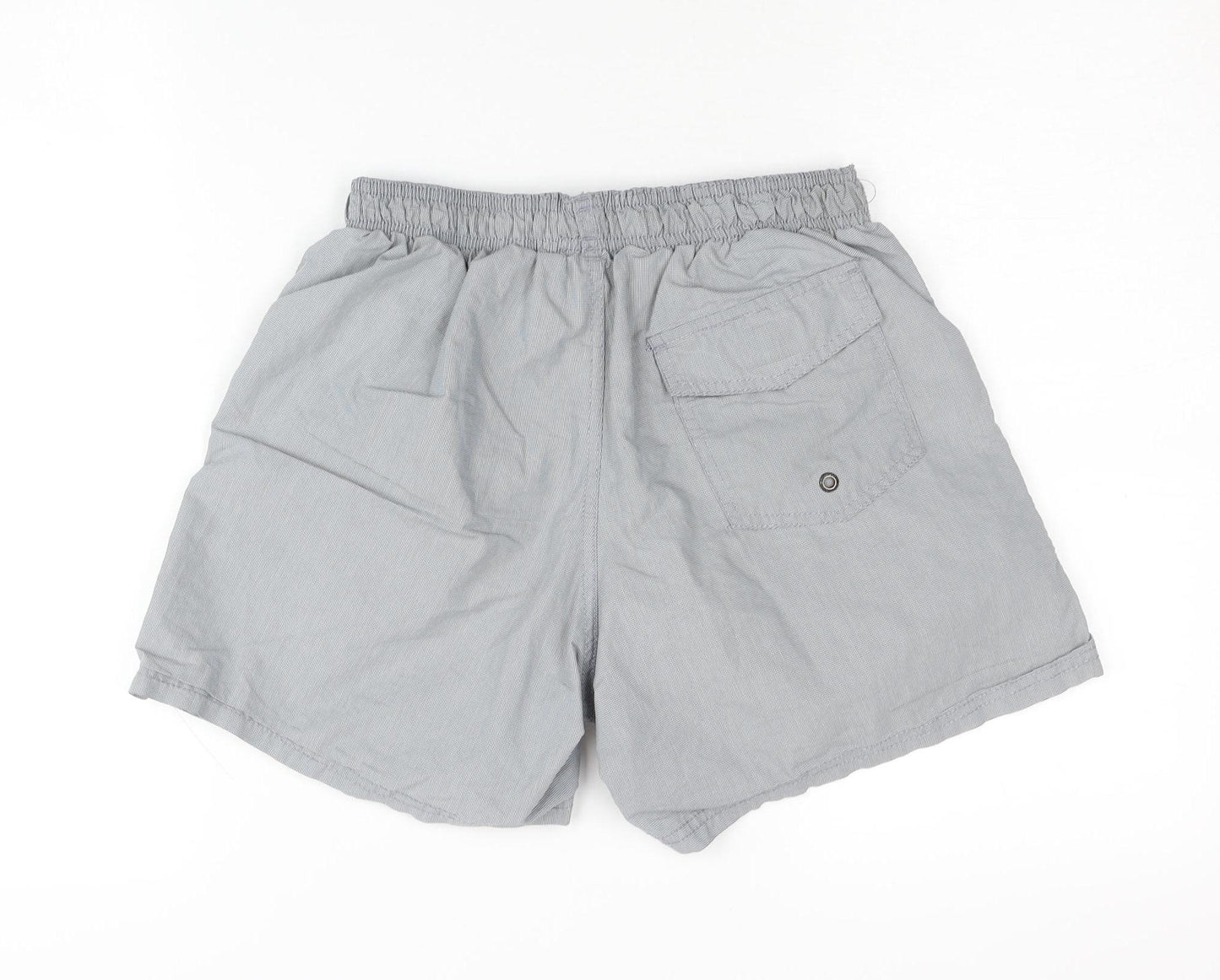 Trespass Men's Grey M Swim Shorts - Elastic Waist, Pockets