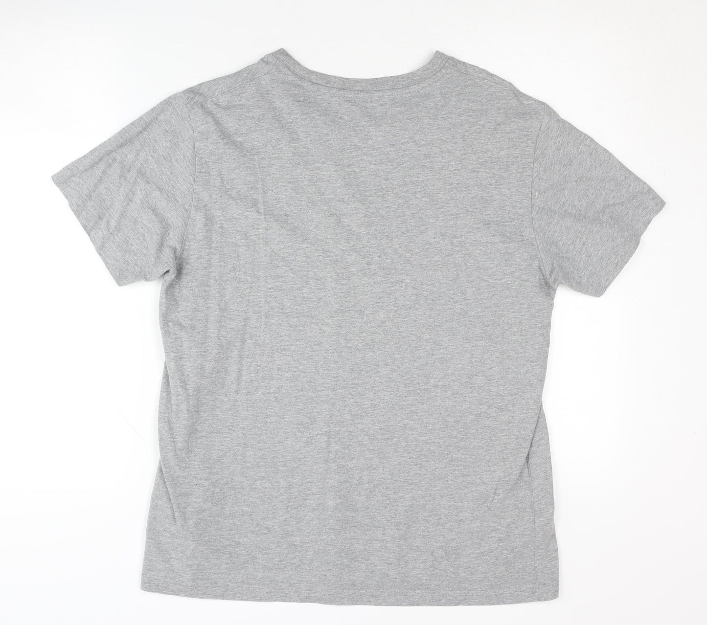 Calvin Klein Men's Grey Graphic Print T-Shirt L