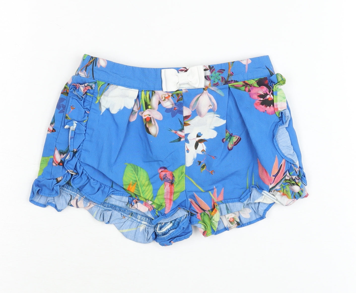 Ted Baker Unisex Baby Blue Floral Shorts 18-24 Months