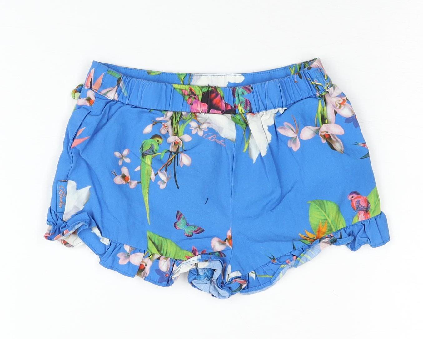 Ted Baker Unisex Baby Blue Floral Shorts 18-24 Months