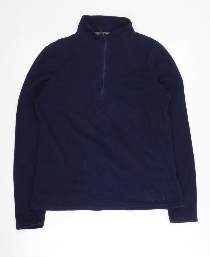 Peter Storm Women's Blue Fleece Sweatshirt Size 12
