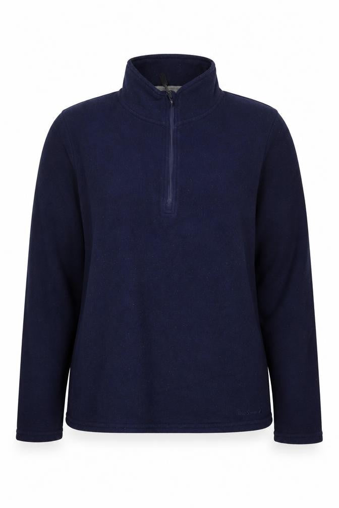 Front view of Peter Storm Women's Blue Fleece Sweatshirt, size 12
