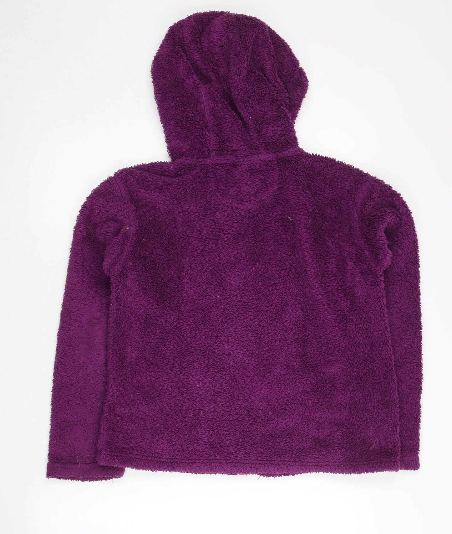 Regatta Teens Purple Hooded Zip Fleece Hoodie Size 12